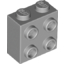 Набор LEGO Brick Special 1 x 2 x 1 2/3 with four studs on one side, Светлый сине-серый