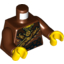 Набор LEGO MINI UPPER PART NO. 3131, Красно-коричневый