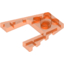 Набор LEGO Wedge Plate 4 x 4, Trans-Neon Orange
