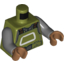 Набор LEGO MINI UPPER PART NO 3157, Оливковый