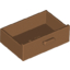 Набор LEGO Cupboard 2 x 3 x X Drawer, Medium Dark Flesh