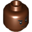 Набор LEGO MINI HEAD NO 1807, Красно-коричневый