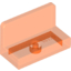 Набор LEGO Panel 1 x 2 x 1 [Rounded Corners], Trans-Neon Orange