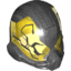 Набор LEGO MINI FIGURE HELMET NO. 82 NO. 1, Pearl Dark Gray
