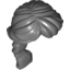 Набор LEGO Minifig Hair Ponytail Long French Braided, Темный сине-серый
