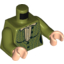 Набор LEGO MINI UPPER PART NO. 3134, Оливковый