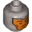 Набор LEGO MINI HEAD NO.1817, Flat Silver