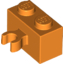 Набор LEGO Brick Special 1 x 2 with Vertical Clip [Open O Clip], Оранжевый
