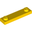 Набор LEGO Plate Special 1 x 4 with 2 Studs, Желтый