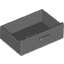 Набор LEGO Cupboard 2 x 3 x X Drawer, Темный сине-серый