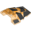 Набор LEGO Wedge 4 x 4 Fractured Polygon Top with Black Facets Print, Прозрачный оранжевый