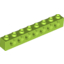 Набор LEGO Technic Brick 1 x 8 [7 Holes], Лайм