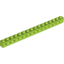 Набор LEGO Technic Brick 1 x 16 with Holes, Лайм