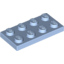 Набор LEGO Plate 2 x 4, Bright Light Blue