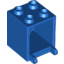 Набор LEGO Box 2 x 2 x 2 [Hollow Studs], Голубой