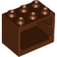 Набор LEGO Cupboard 2 x 3 x 2 with Hollow Studs, Красно-коричневый