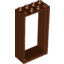 Набор LEGO Door Frame 2 x 4 x 6, Красно-коричневый