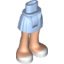 Набор LEGO FEMALE, HIP WITH SKIRT 2, NO. 12, Bright Light Blue