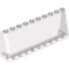 Набор LEGO Windscreen 2 x 10 x 3, Прозрачный черный