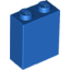 Набор LEGO Brick 1 x 2 x 2 with Inside Stud Holder, Голубой