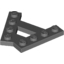 Набор LEGO Plate Special 4 Stud 45В° Angle Plate, Темный сине-серый
