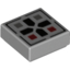 Набор LEGO FLAT TILE, 1X1, NO. 160, Светлый сине-серый