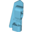 Набор LEGO Technic, Panel Fairing #21 Very Small Smooth, Side B, Medium Azure