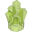 Набор LEGO Rock 1 x 1 Crystal 5 Point, Прозрачный ярко-зеленый