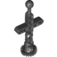 Набор LEGO Bionicle Torso Skeletal 5 x 10 with Ball Joint on Top and Gear on Bottom for Waist and Hips, Черный