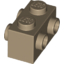 Набор LEGO Brick Special 1 x 2 with Studs on 2 Sides, Dark Tan