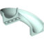 Набор LEGO Friends Slide Curved, Light Aqua