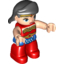 Набор LEGO ADULT FIGURE 17 V2, Красный