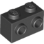 Набор LEGO Brick Special 1 x 2 with Studs on 1 Side, Черный