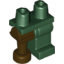 Набор LEGO Left Leg, Pearl Light Gray Pirate Peg Leg, and Black Hips, Темно-зеленый