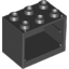 Набор LEGO Cupboard 2 x 3 x 2 with Hollow Studs, Черный