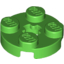Набор LEGO Plate Round 2 x 2 with Axle Hole Type 1 (+ Opening), Ярко-зеленый
