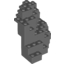 Набор LEGO MOUNTAIN BRICK 8X8X6, Темный сине-серый