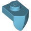 Набор LEGO Plate Special 1 x 1 with Vertical Tooth, Medium Azure
