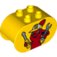 Набор LEGO DUPLO OVAL 2X4X2 NO 13, Желтый
