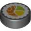 Набор LEGO FLAT TILE 1X1, ROUND NO. 49, Черный