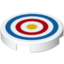 Набор LEGO FLAT TILE 2X2, ROUND NO. 1040, Белый