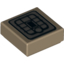 Набор LEGO FLAT TILE 1X1 NO. 164, Dark Tan