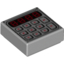 Набор LEGO FLAT TILE 1X1 NO.166, Светлый сине-серый