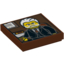 Набор LEGO FLAT TILE 2X2 NO. 292, Красно-коричневый