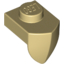 Набор LEGO Plate Special 1 x 1 with Vertical Tooth, Tan