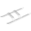 Набор LEGO Helicopter Skid Rails 12 x 6, Белый