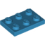 Набор LEGO Plate 2 x 3, Dark Azure