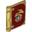 Набор LEGO Minifig Book Cover with Dragon Egg Print, Pearl Gold