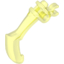 Набор LEGO Bionicle Weapon Claw - Bent and Notched with Clip, Trans-Neon Green
