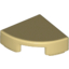 Набор LEGO 1/4 CIRCLE TILE 1X1, Tan